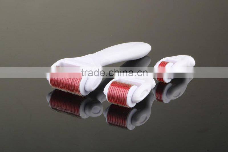 4 in 1 Derma Roller with Separate Roller Heads of 300pins/720pins/1200pins
