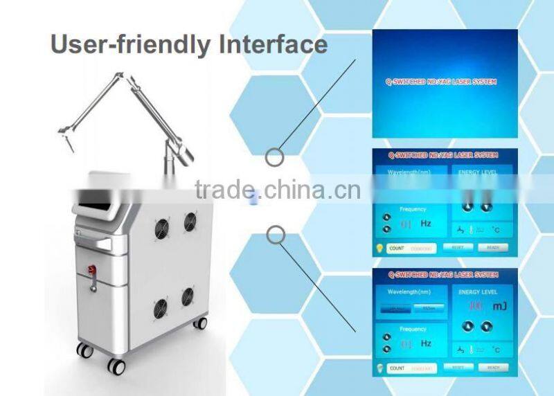 Cosmetic laser hair removal tatoo removal machine for beauty spa and laser clinic