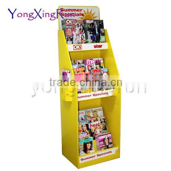 school bus shaped cardboard display