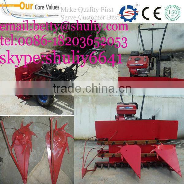 High efficiency rice reaper machine/rice harvester with low price for sale