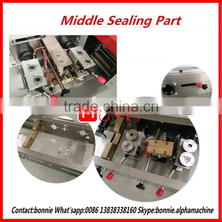 Pillow pouch horizontal packing machines with date printer