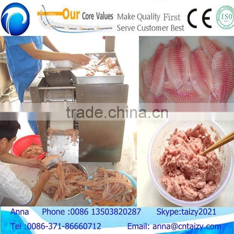 Small scale fish meat debone separator machine