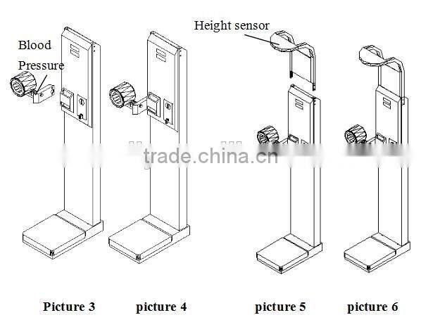 electronic weight scale hospital bed weight scales for sale