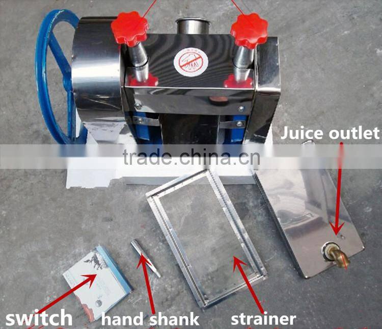 NEWEEK stainless steel commercial Hand use sugarcane juicing machine