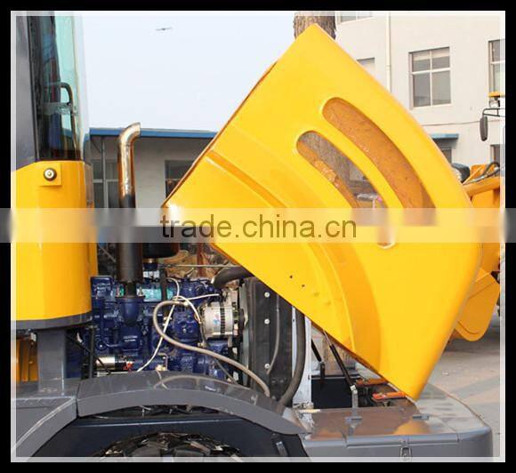 New condition 1.8T agricultural machinery front end loader with 4WD and hydraulic control