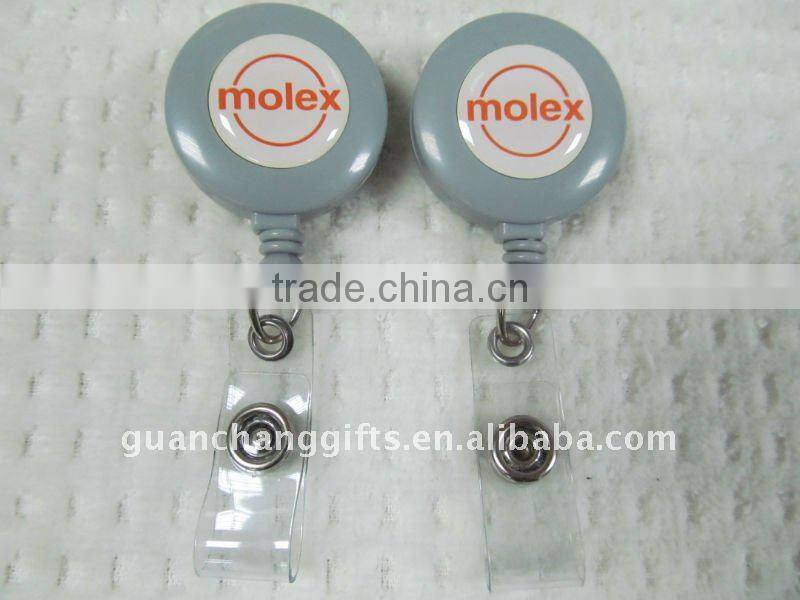 metal yoyo id badge reel