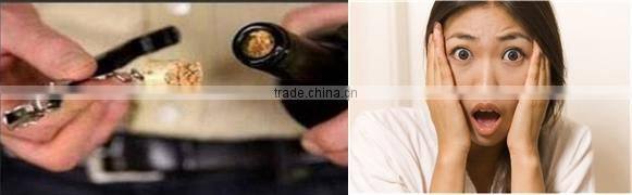 Food Grade Silicone Glass Bottle With Rubber Stopper