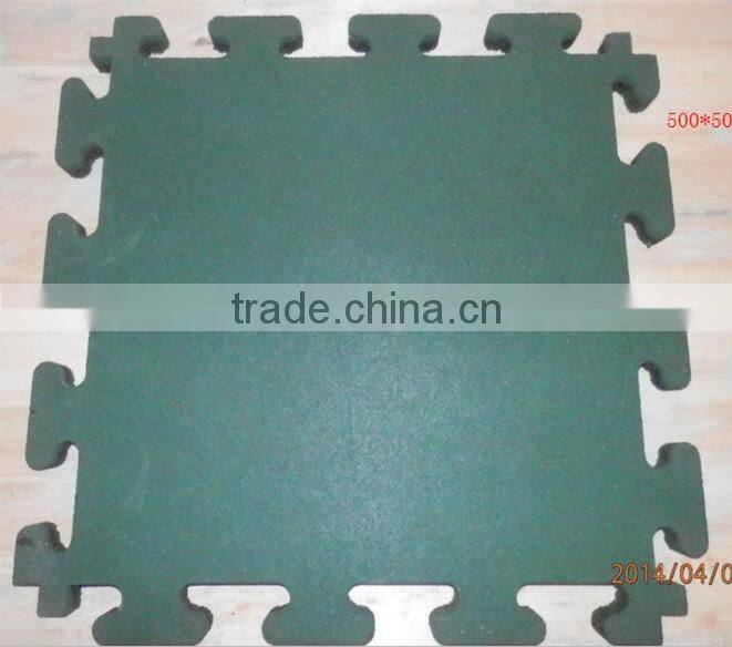 Gym Rubber Flooring Tile, Outdoor Rubber Flooring Tile