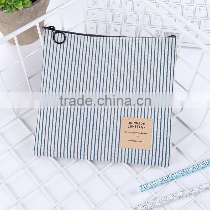 Concise style/Custom various designs jute canvas retro coin purse