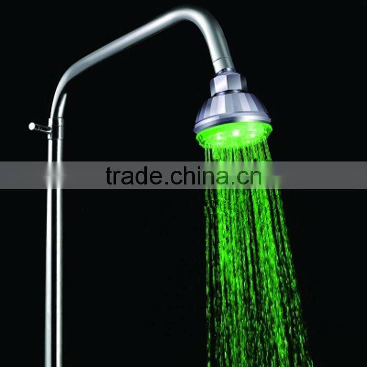 Adjustable Modle 7 Color Change LEDlight Bathroom Shower Head Faucet
