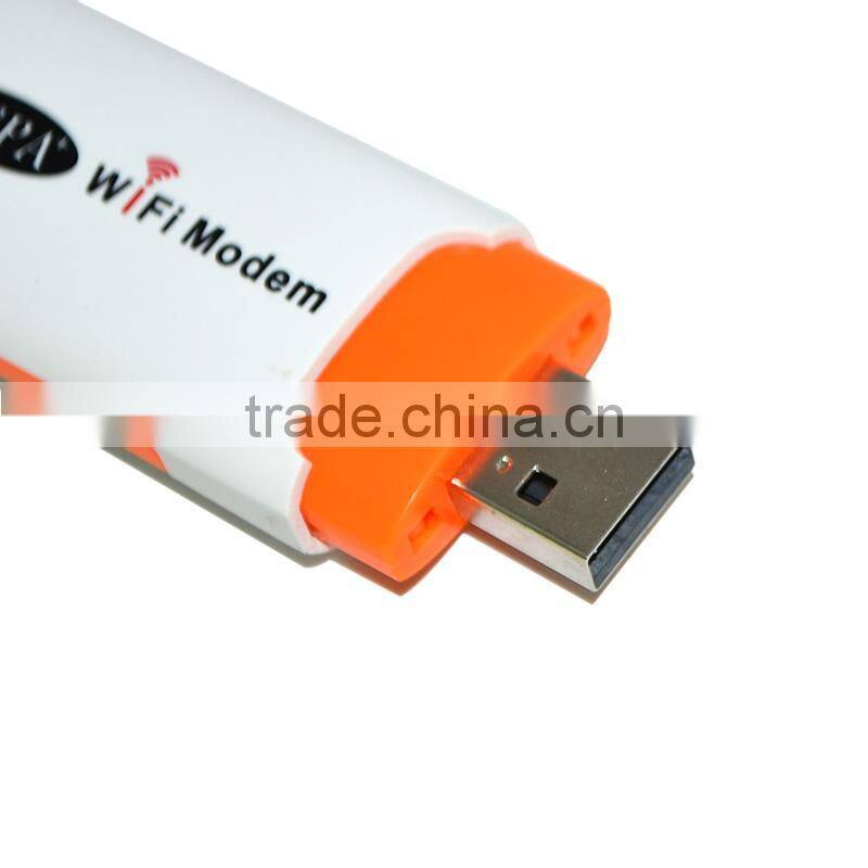 Portable USB 3G WiFi Modem 7.2Mbps Unlock Hotspot Wireless SIM card modem 3G wifi Dongle Support WCDMA/EDGE HSPA