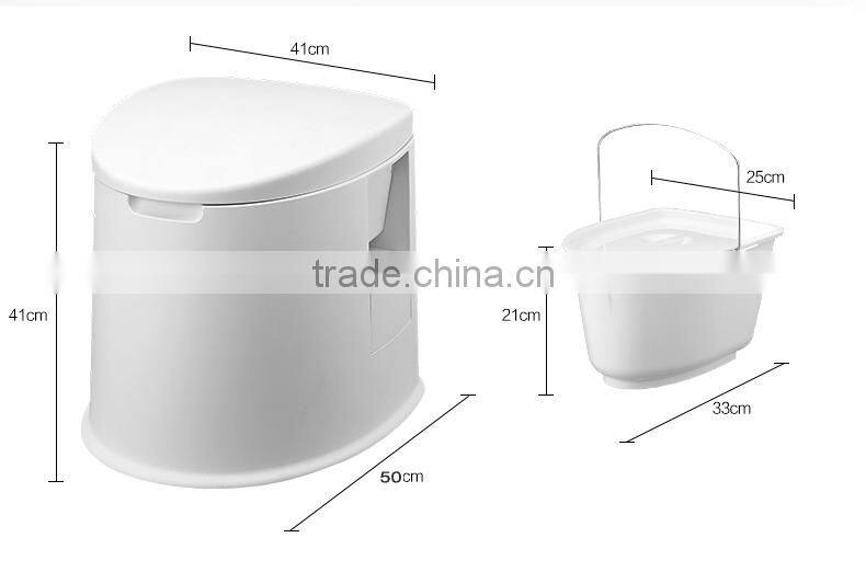 Indoor and Outdoor Upgraded Plastic Mobile Toilet