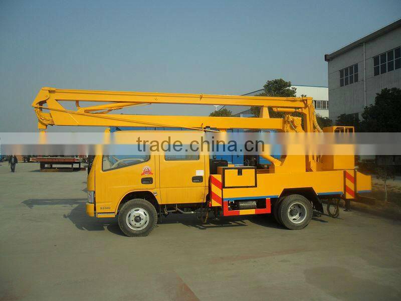 24m aerial platform truck via dongfeng chassis,insulated bucket trucks
