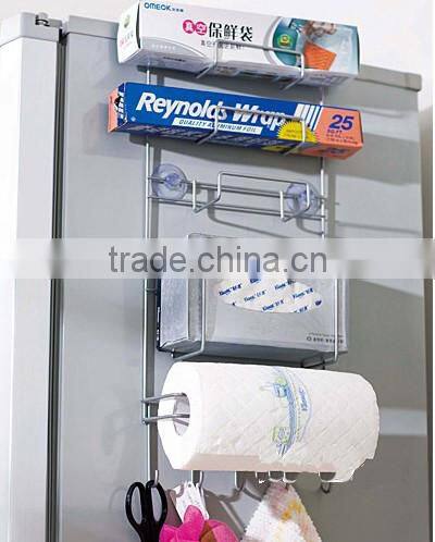 space saving fridge sided hanging rack shelf