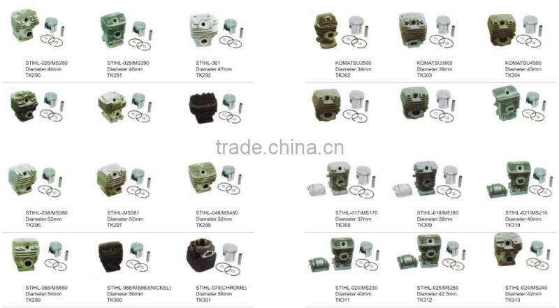 Cylinder ,Cylinder &Piston Assy, Gas Cylinder, Garden Tools Spare Parts