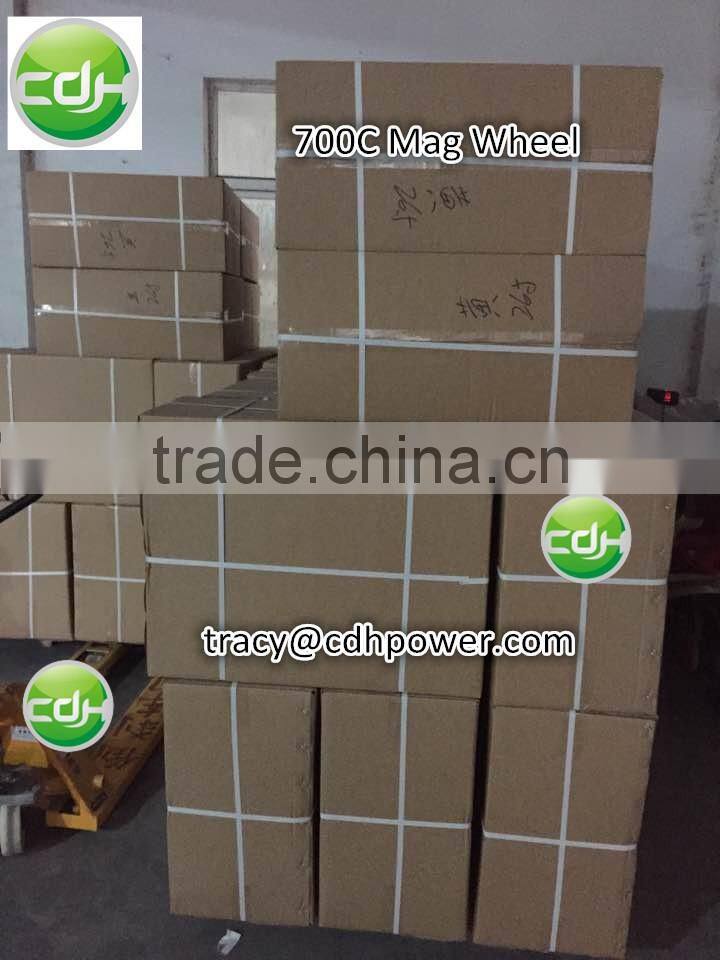 CDH Magnesium alloy bicycle wheel for sale/ 700C mag wheel
