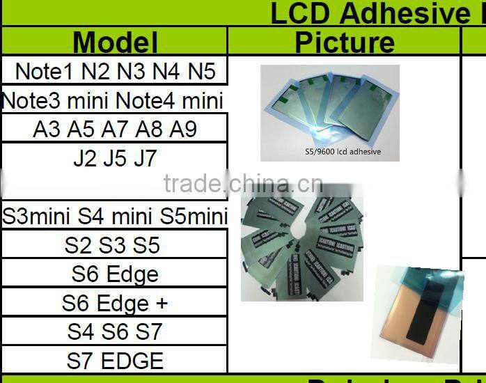 original full new Back sticker lcd adhesive sticker for samsung S4