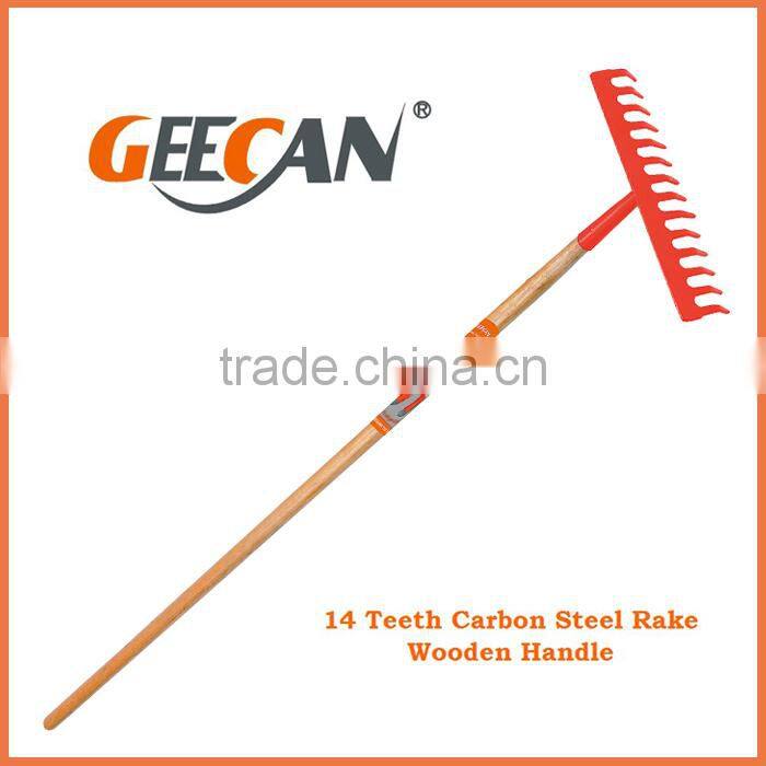 2014 new product garden rake 14 tooth