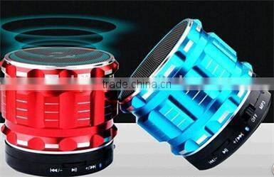 New 2014 Portable Mini Bluetooth Speaker / Metal Steel Wireless Smart Hands Free Speaker / Outdoor portable Bluetooth Speaker