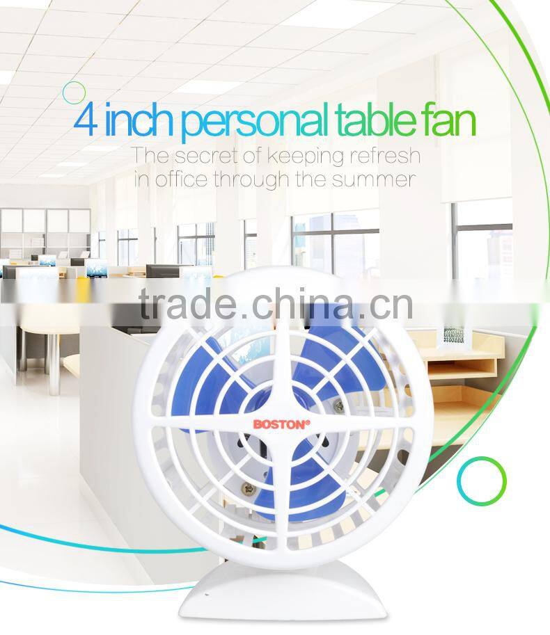 4inch mini desk fan.electric table fan