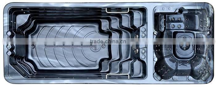 Low price for portable swimming pool with massage swim spa pool