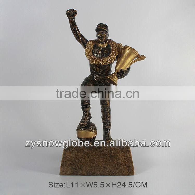 Customized resin hockey trophy