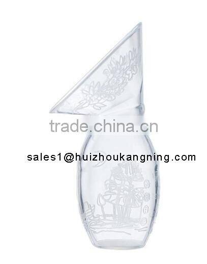 Silicone Breast Pump For Breastfeeding With Lid