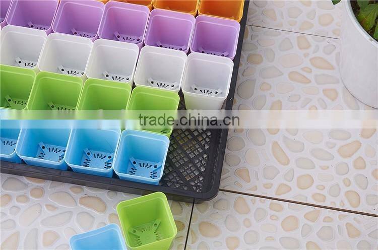 Plastic 20 Divided Plant Flower Pots Tray