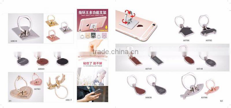 Custom Shape Cute Animal Design Finger Ring Phone Holder for Promotion