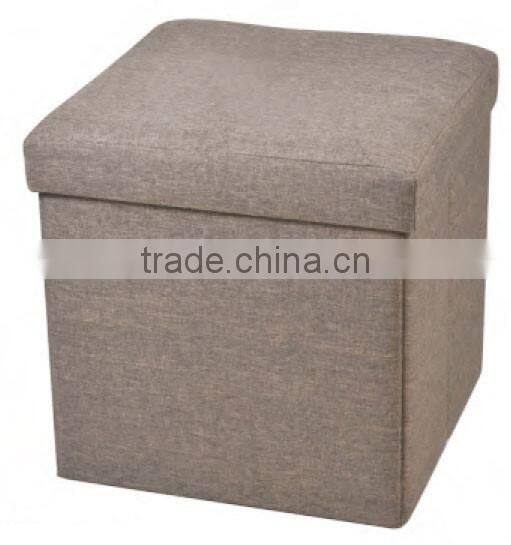 Store More Fabric Foldable Storage Stool