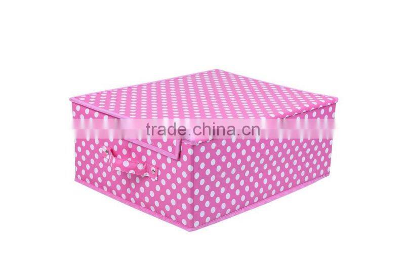 Hot Sale Underbed Cloth/Quilt/Pillow Storage Box With Lid