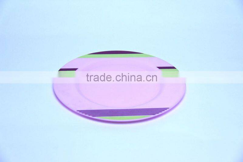 plastic round plate