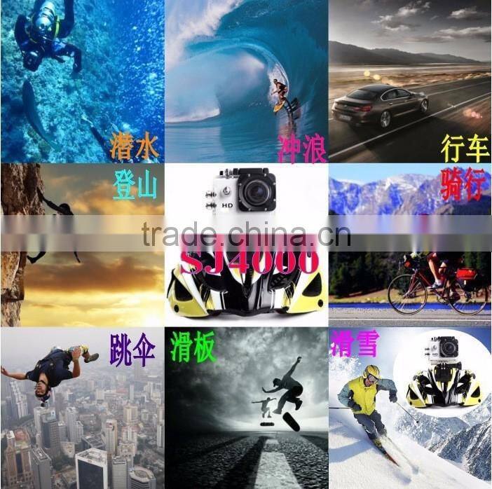 Factory Supply SJ4000 Waterproof Sport Camera Recorder For many kinds of Sports