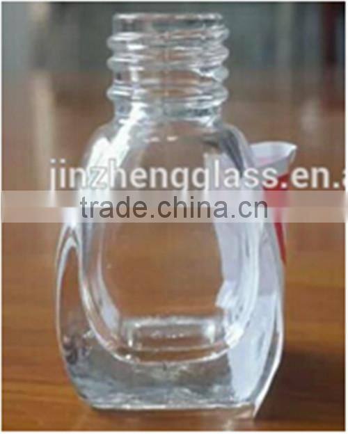 china online shopping custom mini clear glass nail polish bottles