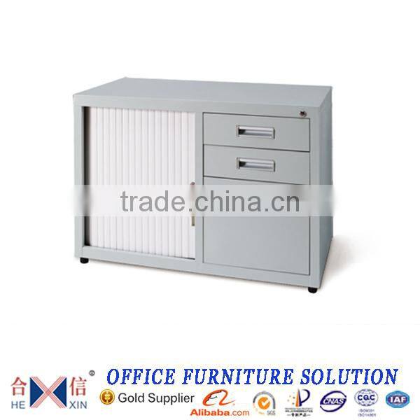 Vertical tambour door file cabinet
