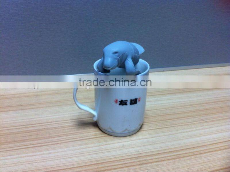 Creative Silicone tea infuser with manatea animal shaped