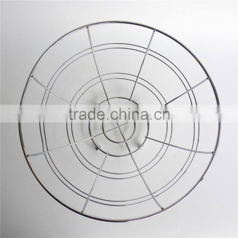 WI2915 Wire Fruit Bowl Holder Display Basket with Banana Hanger Hook