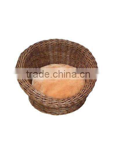 handwoven willow pet(dogs & cats) Bed with stand