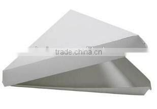 Printable Triangle White corrugated paper pizza box