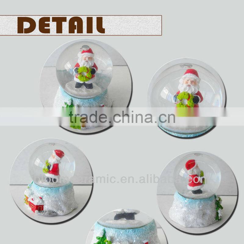 Custom decorative christmas water globe
