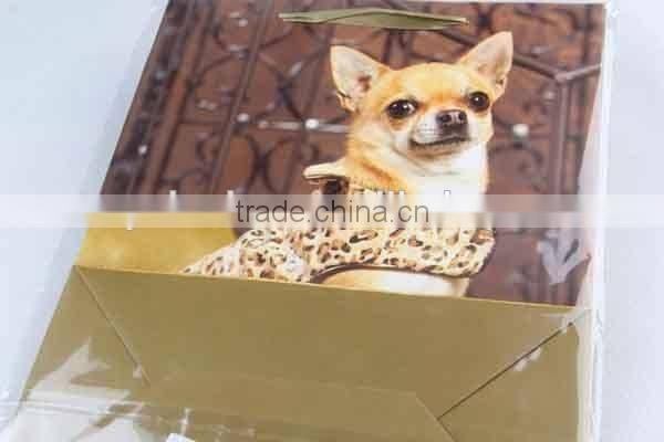 Foldable Gift Bag With dog's pictures/ Shopping Bag