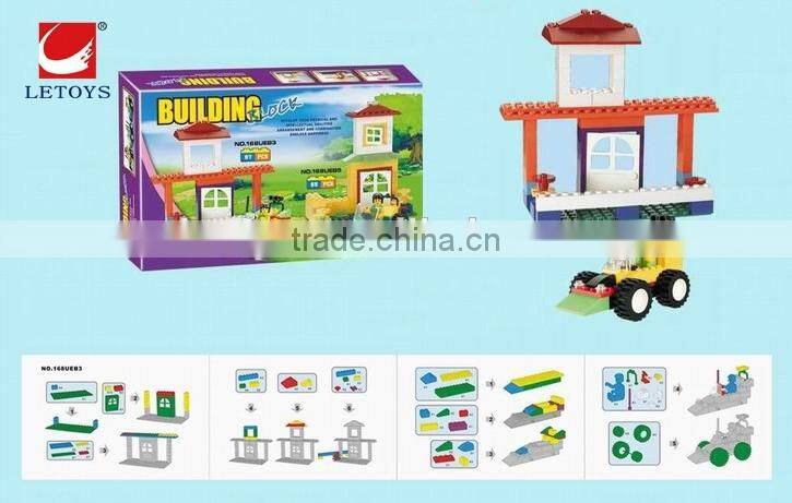 Top quality wholesale plastic building blocks toy for kids 2015 chrismtas gifts