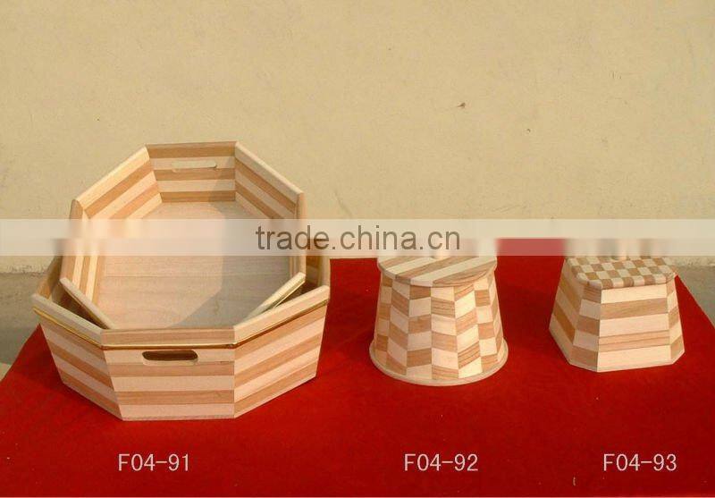 wholesale pretty wooden bucket for decoration