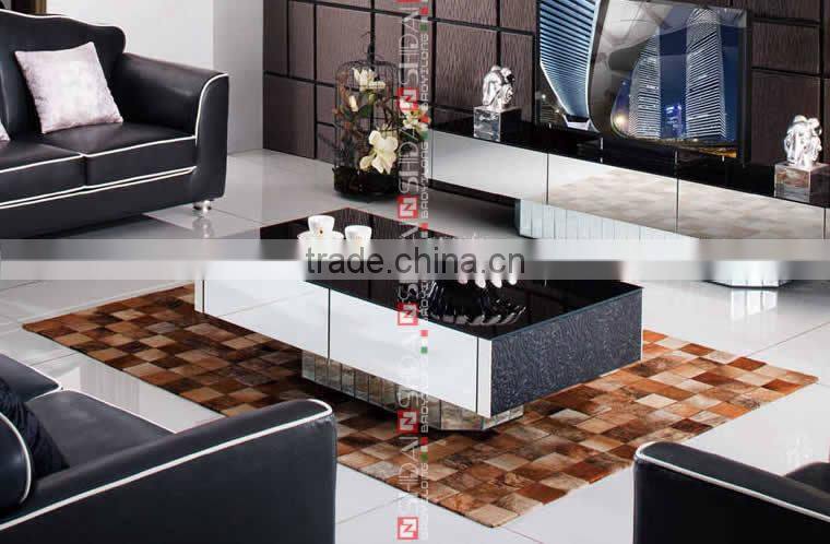 Glass top center table design LV-TA807L