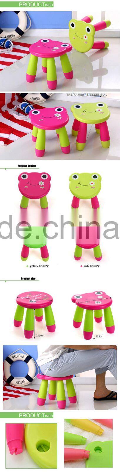 2016 new products High Quality plastic PP colorful foldable kids stool baby chair
