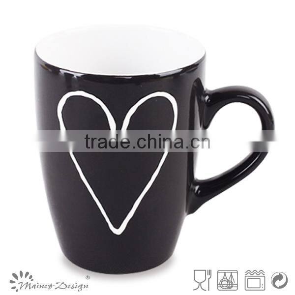 colourful silk screen printing ceramic coffee mug new design