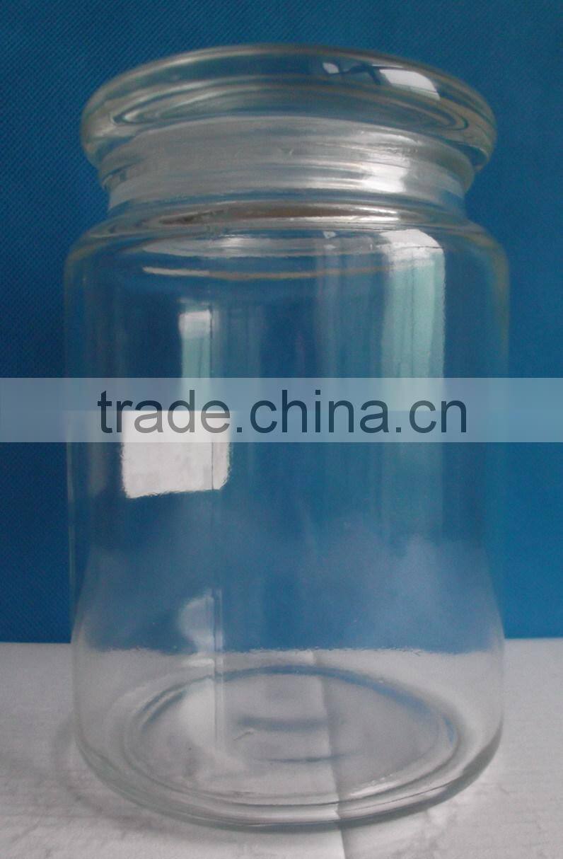 730ml Wholesale glass candle jar wax sugar bottle