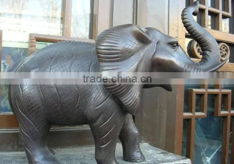 Large outdoor animal decoration thailand elephant statue bronze