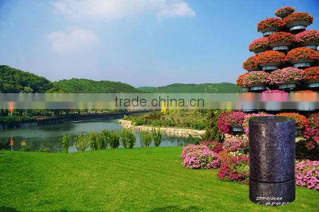 candle shape fiber glass water fountain