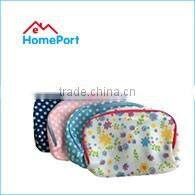 Sandwich Mesh Round Blue Yellow Zipper Underwear Wash Bag